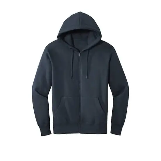 District&reg; Perfect Weight&reg; Fleece Full-Zip Hoodie New Navy {1}