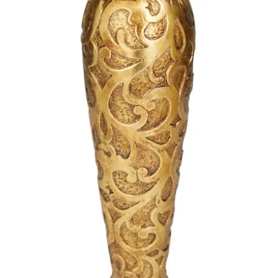 Gold Traditional Candle Holder Set {4}