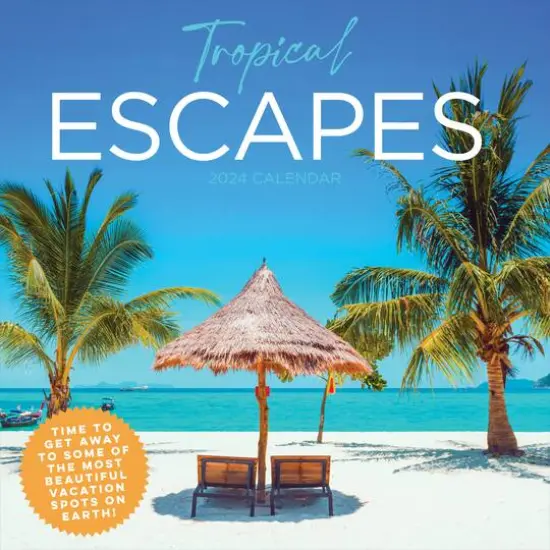 TF Publishing 2024 Tropical Escapes Wall Calendar {1}