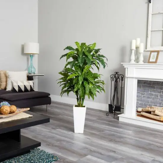 4ft. Marginatum in White Tower Vase {7}