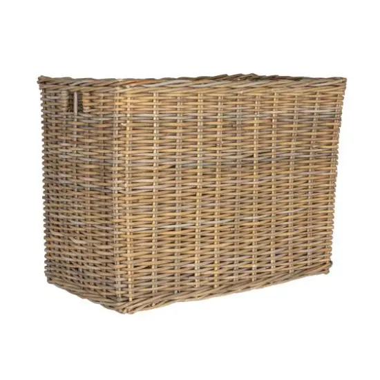 Hello Honey® Natural Rectangular Woven Rattan Nesting Basket Set {6}