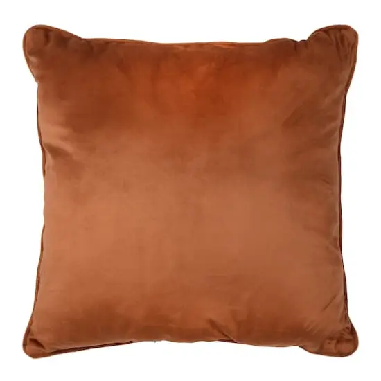 Brown Longhorn Skull Faux Leather Throw Pillow by Ashland® {3}