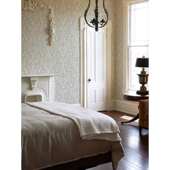 NuWallpaper Taupe Escape To The Forest Peel & Stick Wallpaper {4}