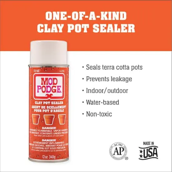 Mod Podge&reg; 12oz. Clay Pot Sealer {4}