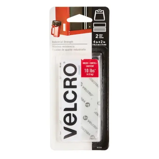 VELCRO&reg; Brand Industrial Strength Strips White {1}