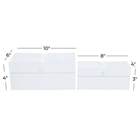 CosmoLiving by Cosmopolitan White Contemporary Box Set {8}