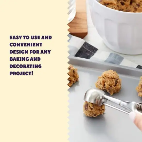 Wilton&trade; Stainless Steel Cookie Scoop {5}