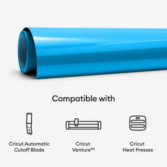 Cricut&reg; Smart Iron-On&trade; Roll, 25" x 5ft. Ocean {9}