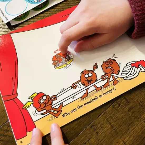 TREND Enterprises&reg; All in Good Pun Sticker Collector Albums, 3ct. {7}