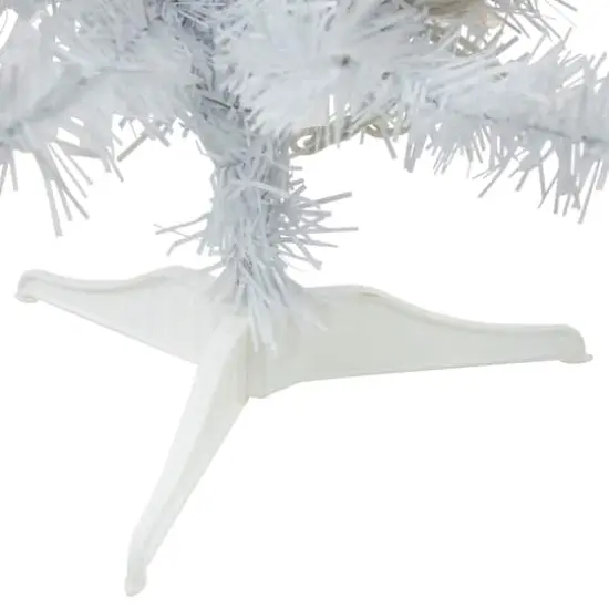 2ft. Pre-Lit Woodbury White Pine Artificial Christmas Tree, Clear Lights {5}