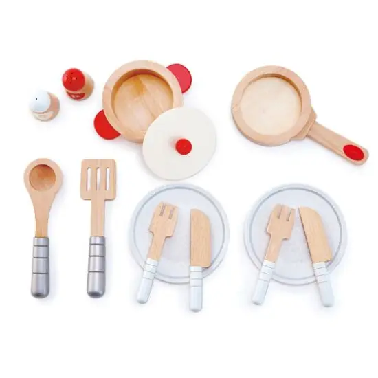 Hape Cook & Serve Kitchen Playset {4}