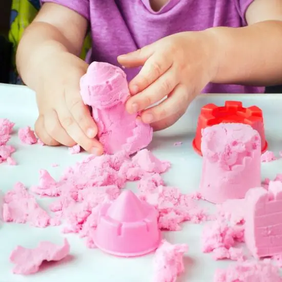 Toy Time Moldable Kinetic Play Activity Set {7}