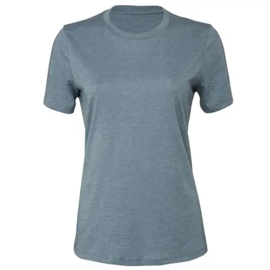 BELLA+CANVAS&reg; Women's Relaxed Heather Short Sleeve T-Shirt Slate Heather {1}
