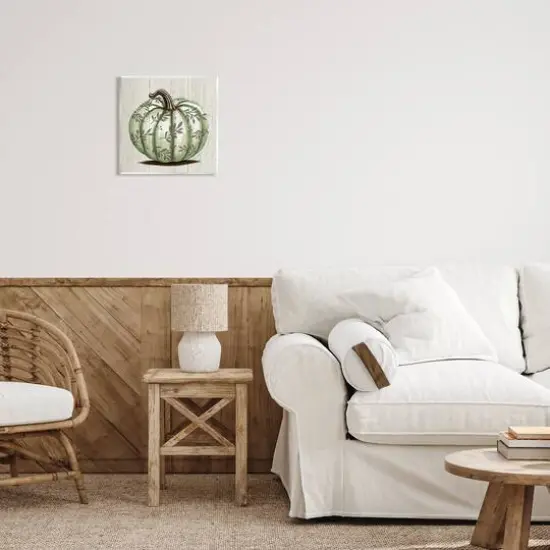 Stupell Industries Green Autumn Pumpkin Patterned Wall Plaque Art {3}