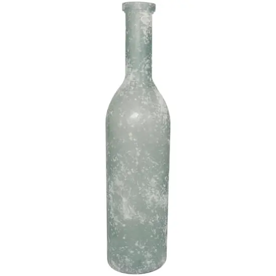 29" Frosted Spanish Bottle Glass Vase {5}