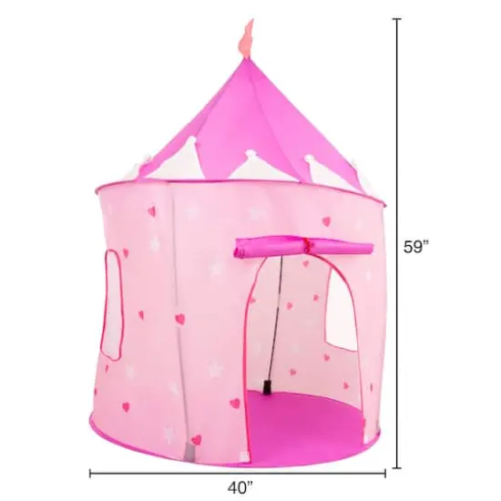 Toy Time Kids Princess Castle Pop Up Playhouse Hut {3}