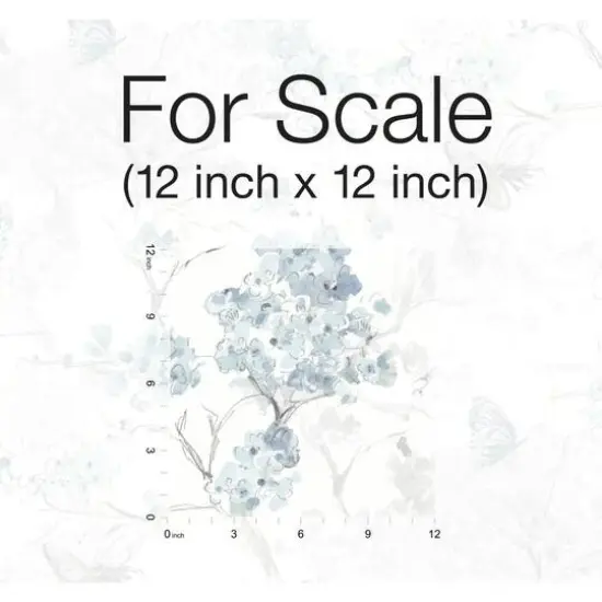 RoomMates Cherry Blossoms Peel & Stick Wallpaper Blue and white {8}