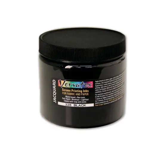 Jacquard Versatex Screen Printing Ink, 16oz. 328 Black {1}