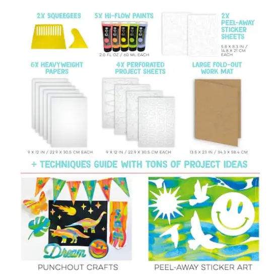 Squeegee Art Craft Kit {6}