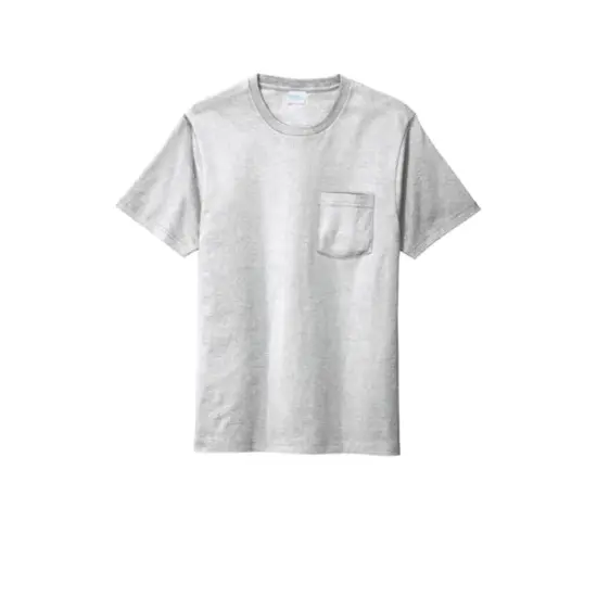 Port & Company&reg; Bouncer Pocket T-Shirt Ash {1}