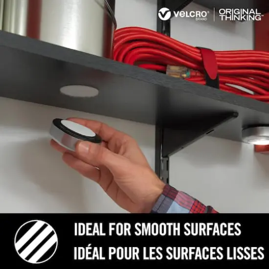 VELCRO&reg; Brand Industrial Strength White Adhesive Roll {8}