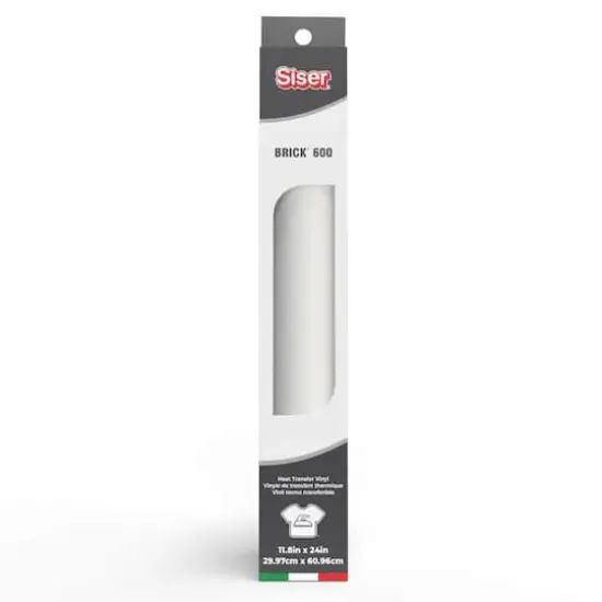 Siser&reg; Brick&reg; 600 Heat Transfer Vinyl White {1}