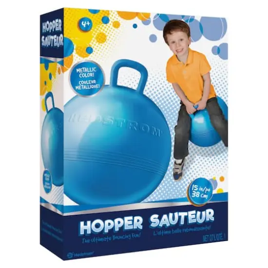 Hedstrom 15" Blue Metallic Hopper Ball {4}