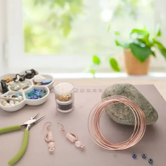 The Beadsmith&reg; Wire Elements&trade; 21 Gauge Tarnish Resistant Medium Temper Square Wire, 4yd.Rose Gold {5}