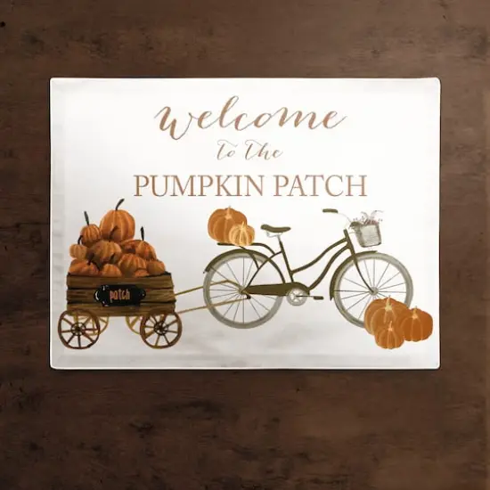 Pumpkin Patch Wagon Placemat {3}