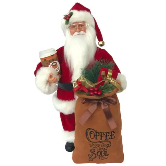 Santa's Workshop 15" Coffee Claus {1}