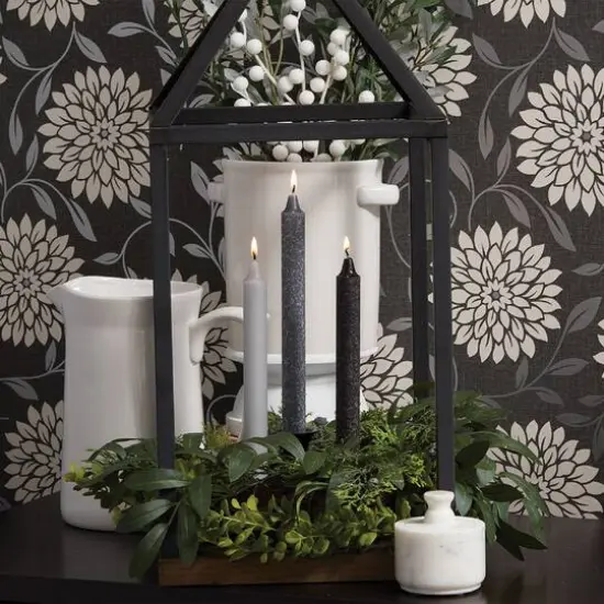 Root Candles 9" Unscented Timberline&trade; Arista&trade; Taper Candles, 12ct. Black {5}