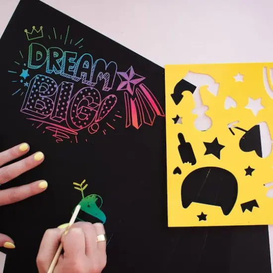 Art 101 Scratch Art Kits, 3 Packs of 11 {3}