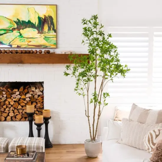 8ft. Artificial Minimalist Japanese Pieris Tree {9}