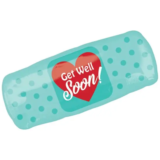29" Get Well Soon Band-Aid Foil Balloon {1}