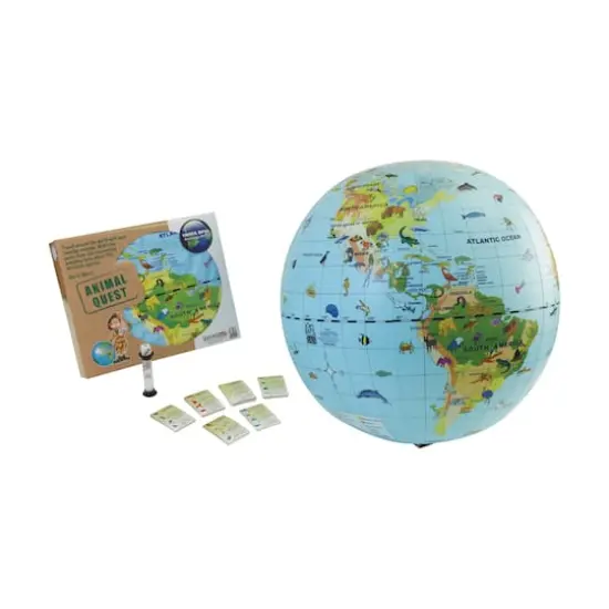 Animal Quest Giant Inflatable Globe & Game {3}
