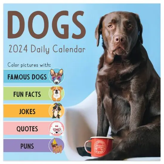 TF Publishing 2024 Dog A Day Daily Desktop Calendar {5}