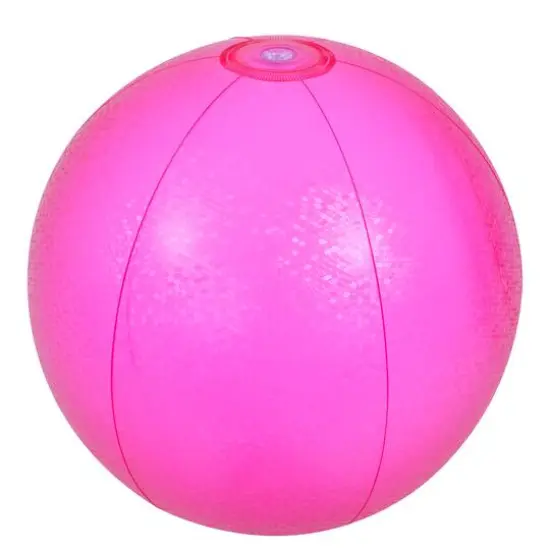 20" Pink Mosaic Inflatable Beach Ball {1}
