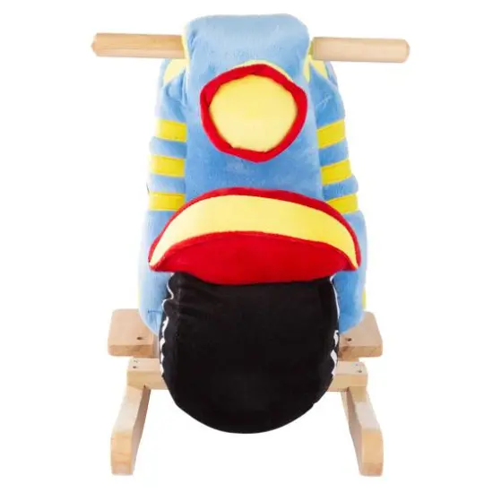 Toy Time Plush Ride-On Rocking Motorcycle {5}