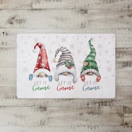 Let It Gnome 27x18 Floor Mat {3}