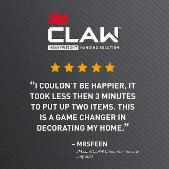 3M CLAW&trade; 65lb. Drywall Picture Hangers {10}
