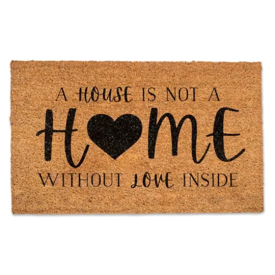 Home with Love Inside 30" x 18" Door Mat {1}