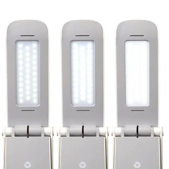 OttLite Wellness Series 20.75" White Dimmable LED Task Lamp {5}