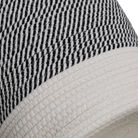 Honey Can Do Gray & White Two-Tone Cotton Rope Basket Set {7}