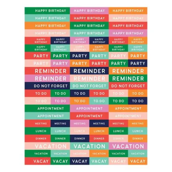 Striped Daily Monthly Luxe Planner {5}