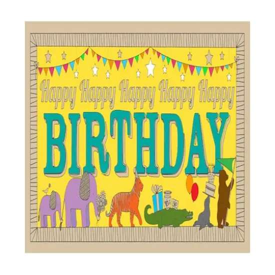 Lullubee Birthday Parade Giant Coloring Mural {4}