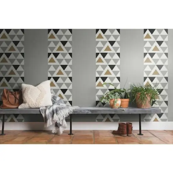 RoomMates Geometric Triangle Peel & Stick Wallpaper {4}