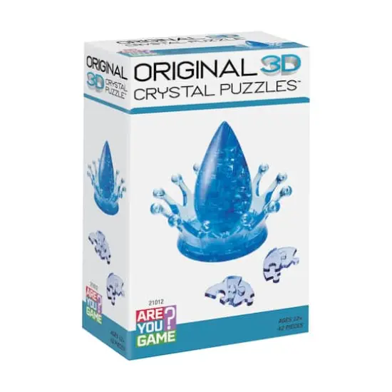 Original 3D Crystal Puzzle&trade; Water Crown 42 Piece Puzzle {3}