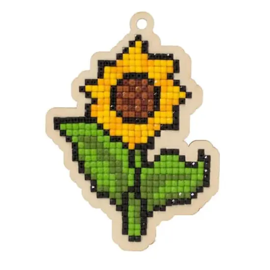 Wizardi Diamond Painting Ornament Kit Sunflower {1}