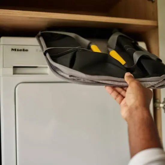 Joseph Joseph Hold-All Collapsible 35L Laundry Basket Gray {6}