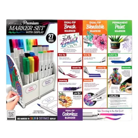ArtSkills&reg; Art Marker Variety Set with Marker Display {3}